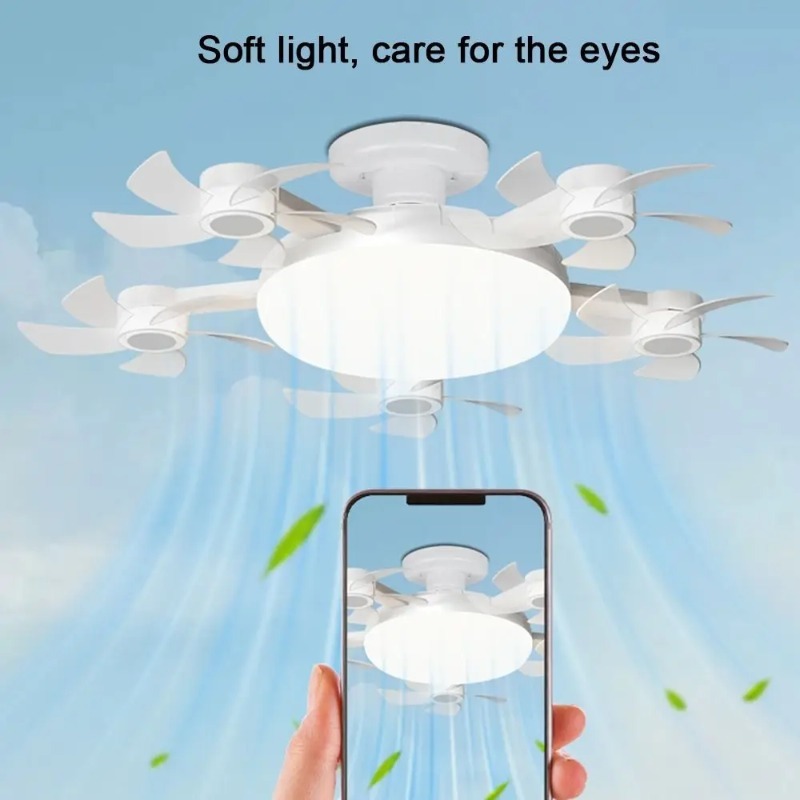 LED Creative Ceiling Fan Light - Drone Beacon Light 评论和价格